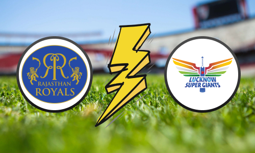 RR VS LSG LIVE SCORE