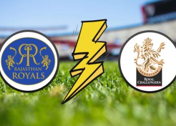 RR VS RCB Live score 2023