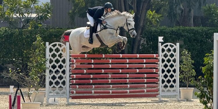 Tejas Dhingra Retains Title At National Equestrian Championship Show Jumping Event