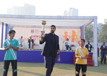 Ishant Sharma Attends Adani International School’s Annual Sports Day